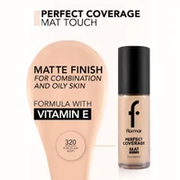 Flormar Mat Touch Foundation NEW 320 Porcelain Ivory 3