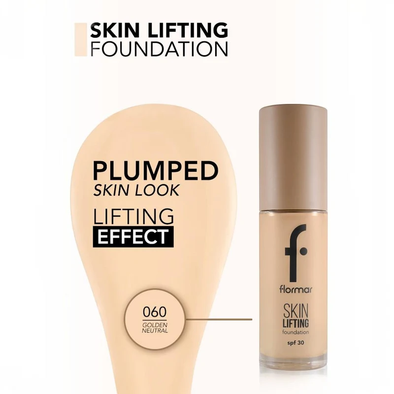 Flormar Skin Lifting Foundation 060 Golden Neutral 3