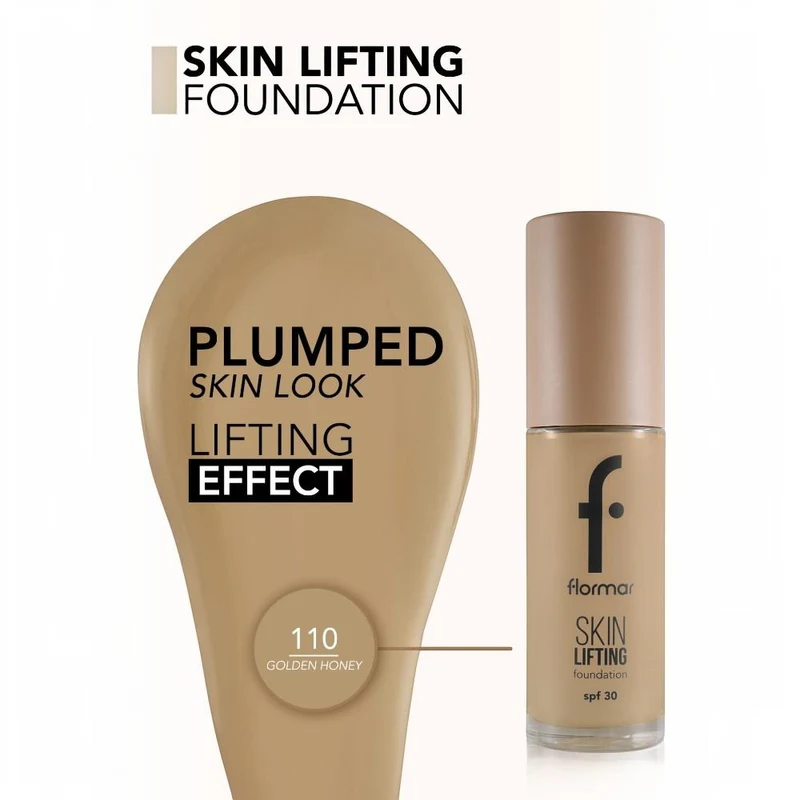 Flormar Skin Lifting Foundation 110 Golden Honey 3