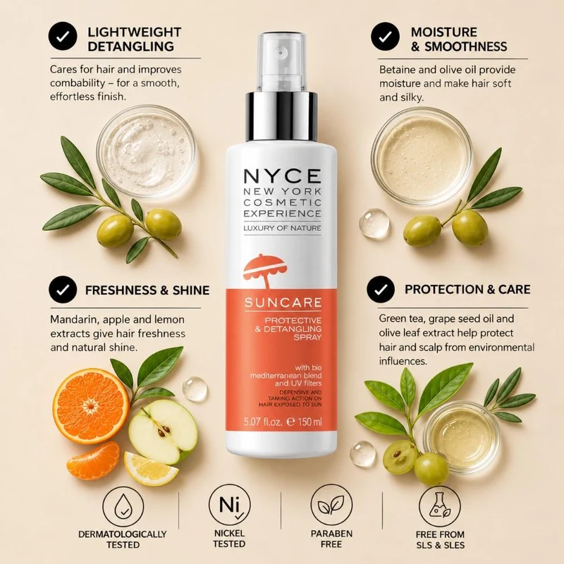 Nyce Suncare Protective & Detangling Spray 150 ml 2