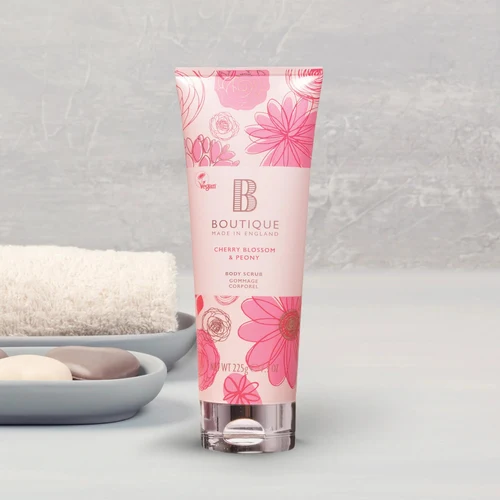 Boutique Cherry Blossom & Peony Body Scrub 225g