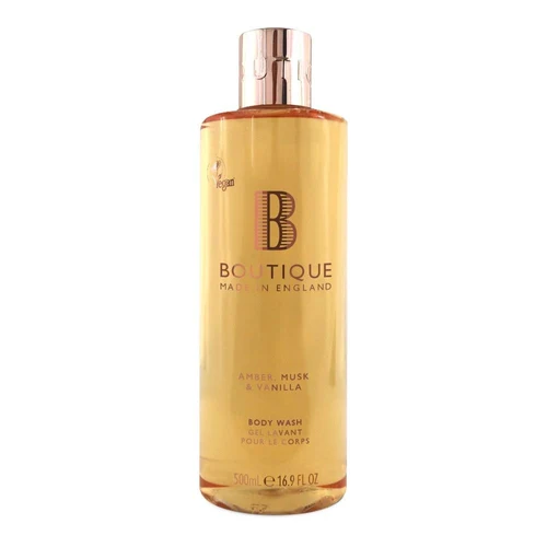 Boutique Amber Musk & Vanilla Body Wash 500ml