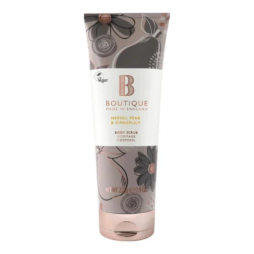 Boutique Neroli, Pear & Gingerlily Body Scrub 225g