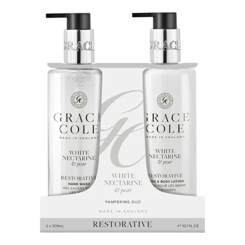 Grace Cole White Nectarine & Pear Hand Care Pampering Duo