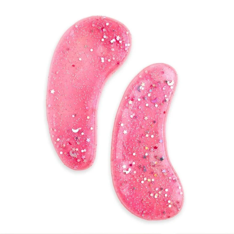 IDC Institute Glitter Eye Pads Pink 2