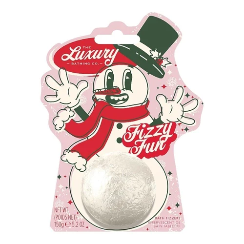 The Luxury Bathing Candy Canes, Cocoa & Vanilla Swirl, Fizzy Fun Bath Fizzer 150g