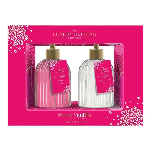 The Luxury Bathing Sweet Vanilla & Almond Glaze, Heavenly Hands Gift Set 2 pcs