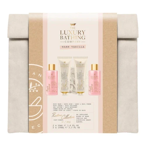 The Luxury Bathing Warm Vanilla, Restore Collection Gift Set 4 pcs