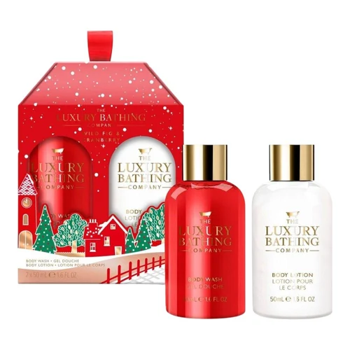 The Luxury Bathing Wild Fig & Cranberry, Body Glow Duo 50ml