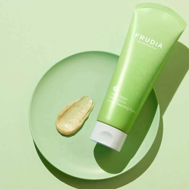 Frudia Green Grape Pore Control Scrub Cleansing Foam 145ml 3