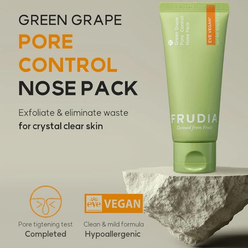 Frudia Green Grape Pore Control Nose Pack 60g 2