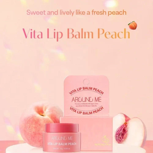 Around Me Vita Lipbalm Peach 15g