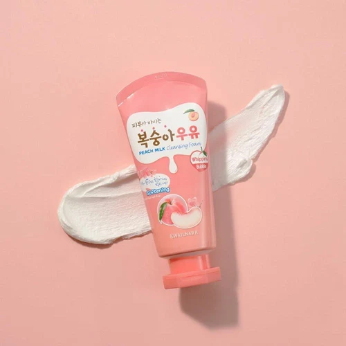 KWAILNARA Peach Milk Cleansing Foam 120g