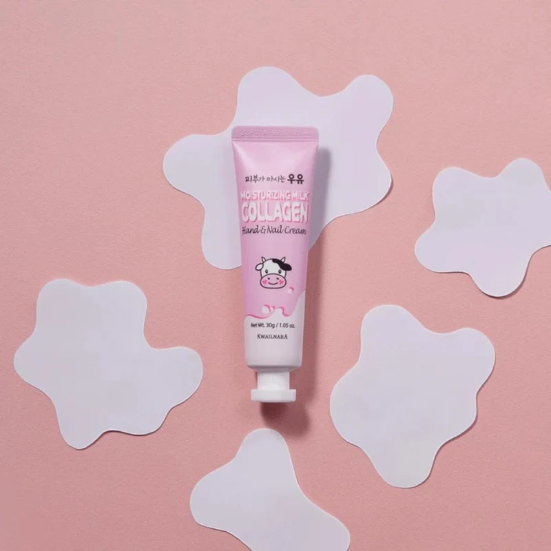 KWAILNARA Moisturizing Milk Collagen Hand & Nail Cream 30g 2