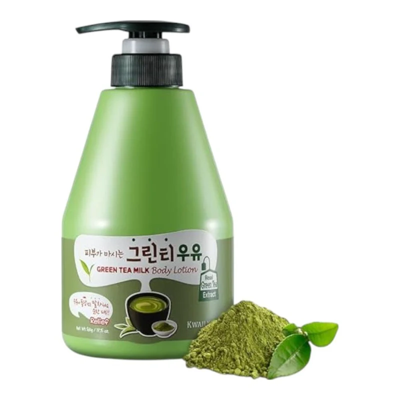 KWAILNARA Green Tea Milk Body Lotion 560ml 2