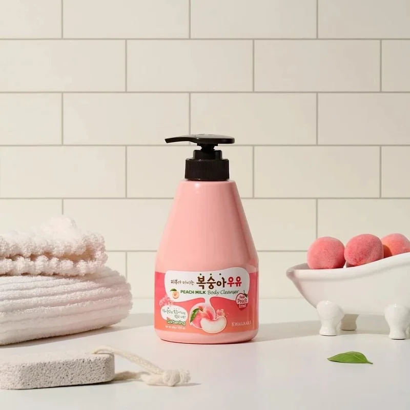 KWAILNARA Peach Milk Body Cleanser 560ml 2