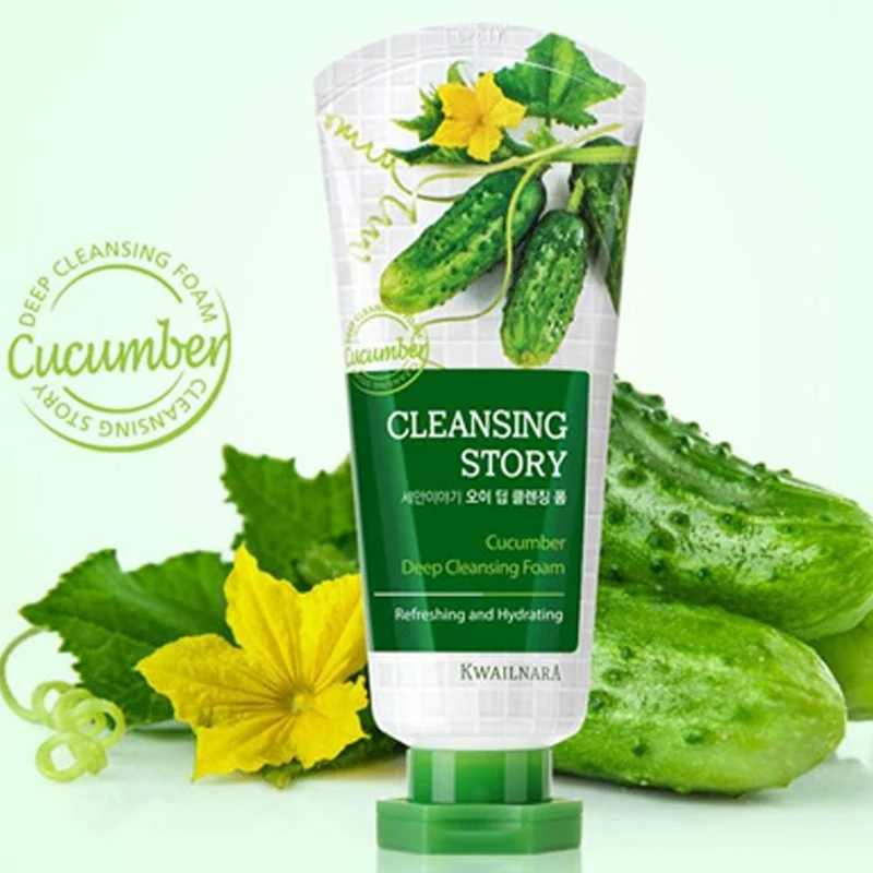 Kwailnara Cleansing Story Cucumber Deep Cleansing Foam 120g 2