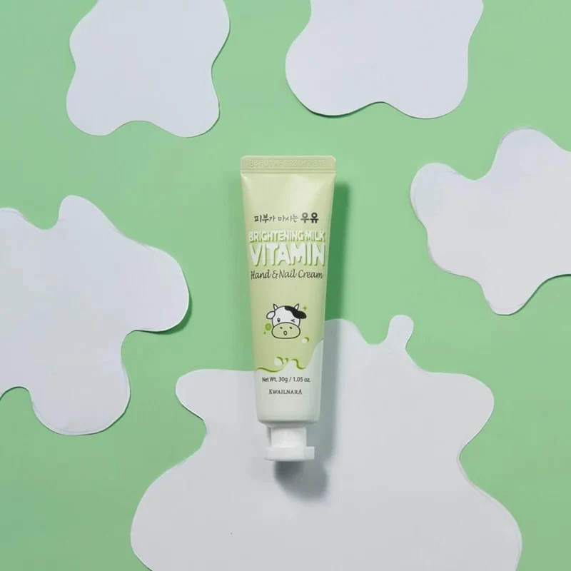 KWAILNARA Brightening Milk Vitamin Hand & Nail Cream 30g 2