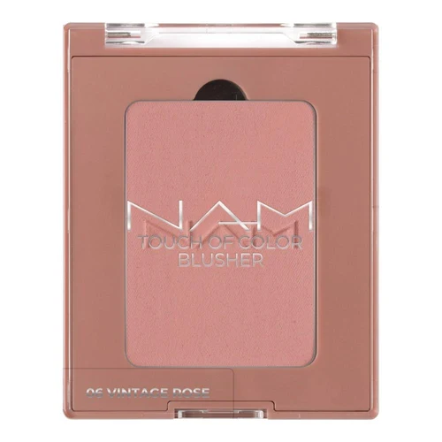 NAM Touch Of Color Blusher In Plastic Case 6 Vintage Rose