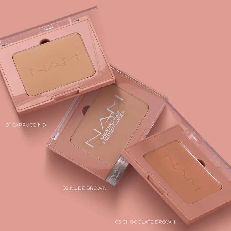 NAM Bronzing Pressed Powder 1 Cappuccino 2