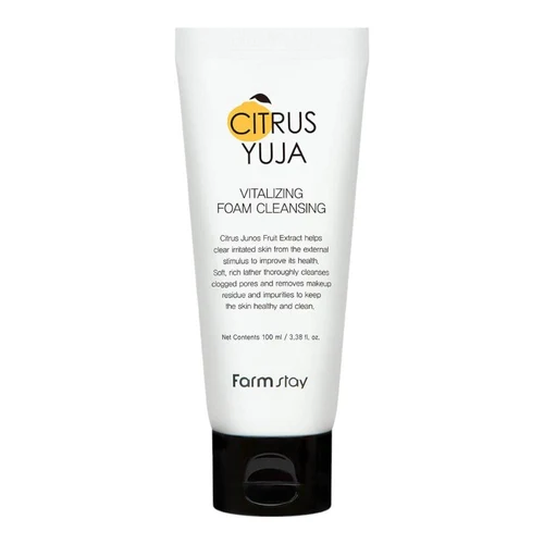 Farmstay Citrus Yuja Vitalizing Foam Cleanser 100ml
