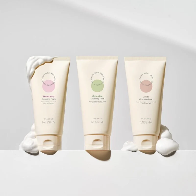 MISSHA Creamy Latte Cacao Cleansing Foam 172ml 3