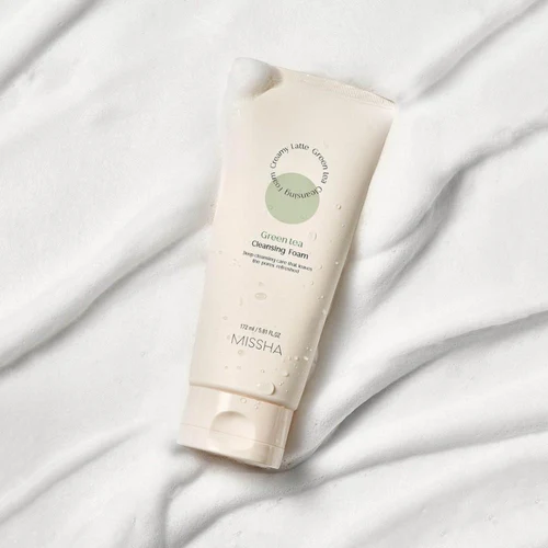 MISSHA Creamy Latte Green Tea Cleansing Foam 172ml