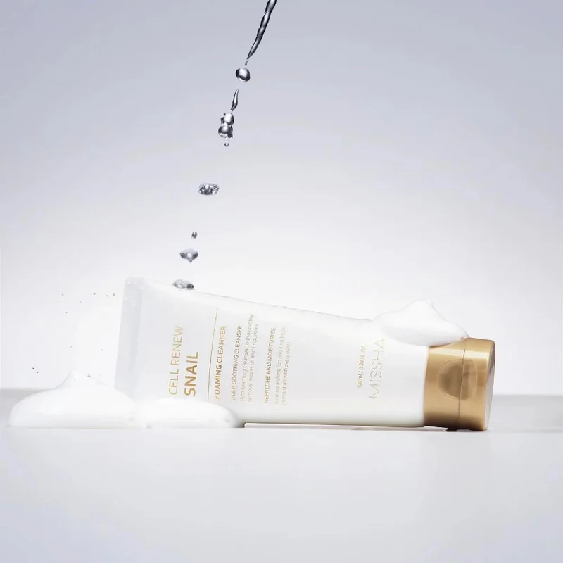 MISSHA Cell Renew Snail Foaming Cleanser 100ml 2