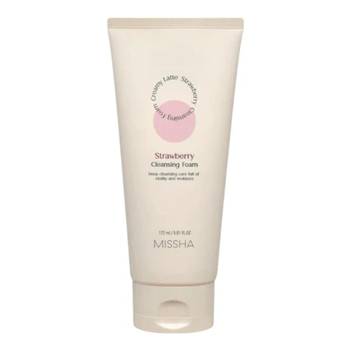 MISSHA Creamy Latte Strawberry Cleansing Foam 172ml