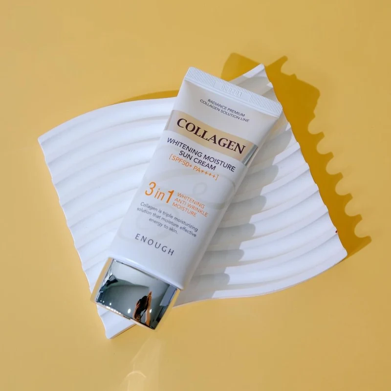 ENOUGH Collagen 3in1 Whitening Moisture Sun Cream SPF50 PA+++ 50ml 2