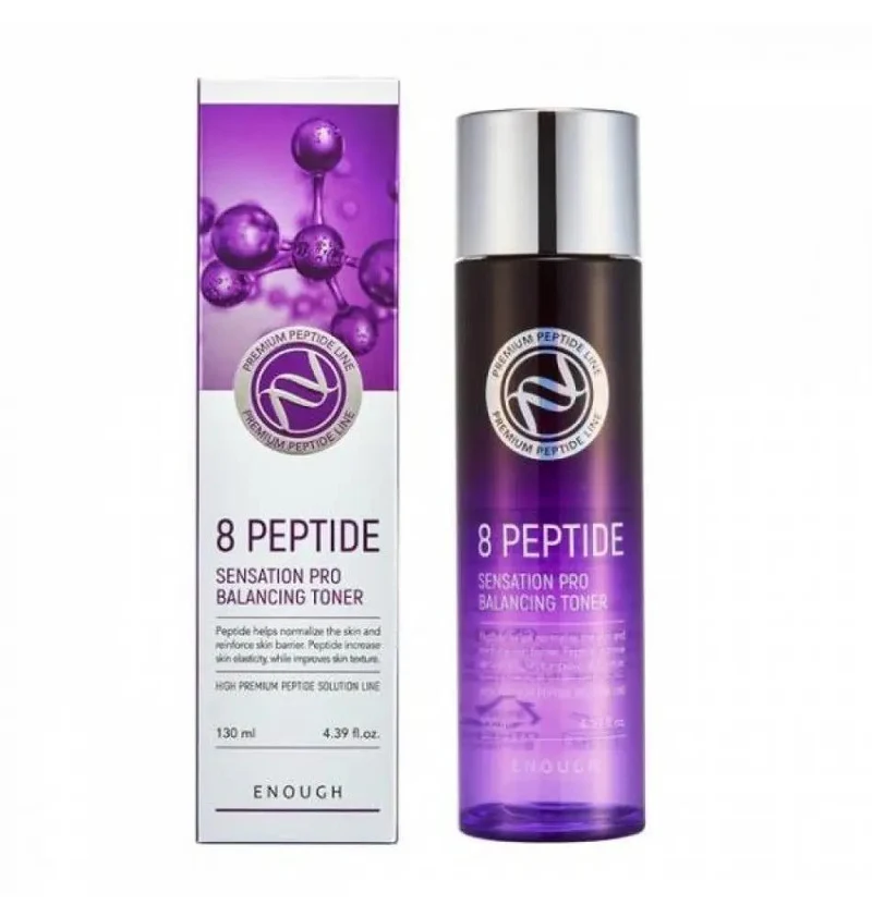 ENOUGH 8 Peptide Sensation Pro Balancing Toner 130ml 2