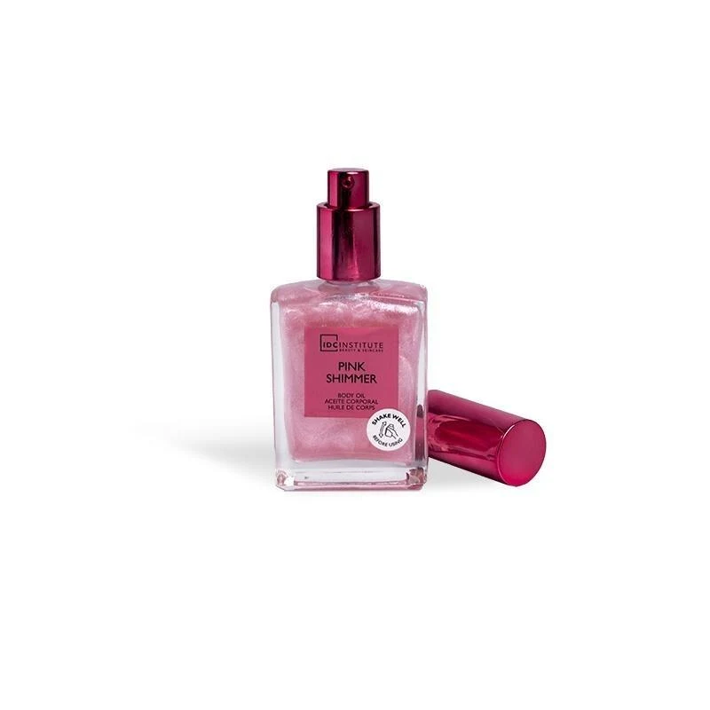 IDC Institute Glow Shimmer Pink Body Oil 45ml 2