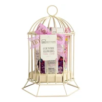 IDC Institute Country Flowers Birdcage 3 pcs