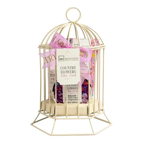IDC Institute Country Flowers Birdcage 3 pcs