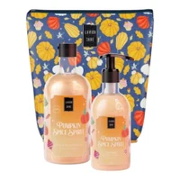 Lavish Care Pumpkin Spice Spirit Bag Christmas Set