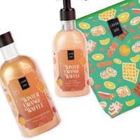 Lavish Care Winter Orange Waffle Bag Christmas Set 2