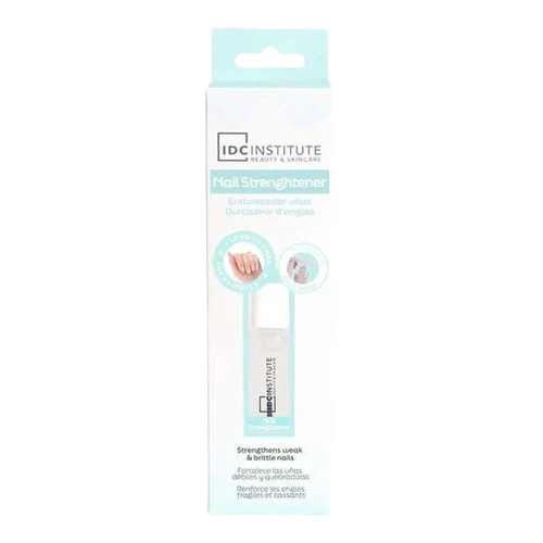 IDC Institute Nail Strengthener & File Set Transparent Nail Hardener & Pink Buffer