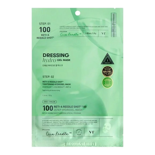 VT Cosmetics Reti-A Reedle Shot 100 2-Step Hydrogel Mask