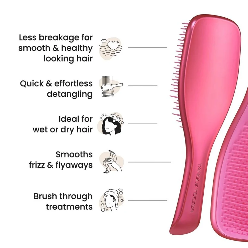 Tangle Teezer The Ultimate Detangler Chrome After Party Pink 3