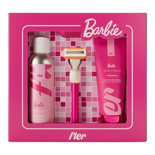 Fler The Razor Gift Set Pink Barbie