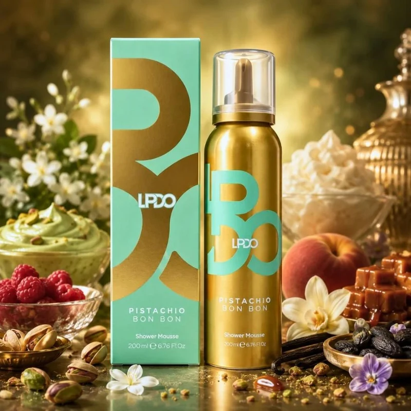 LPDO Pistachio Bon Bon Shower Mousse 200ml 3