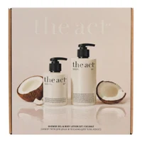 The Act Set Shower Gel & Body Lotion Coconut