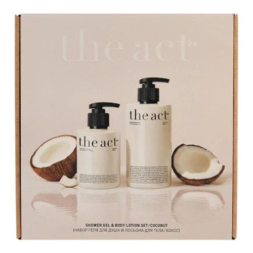 The Act Set Shower Gel & Body Lotion Coconut