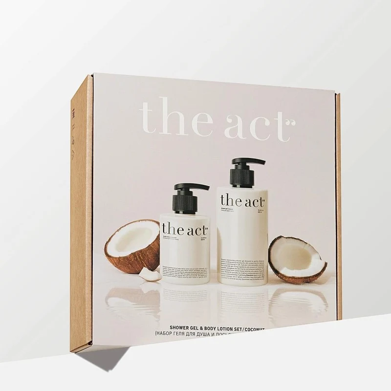 The Act Set Shower Gel & Body Lotion Coconut 4