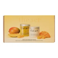 The Act Set Body Butter Exfoliating sea salt & body balm Mango