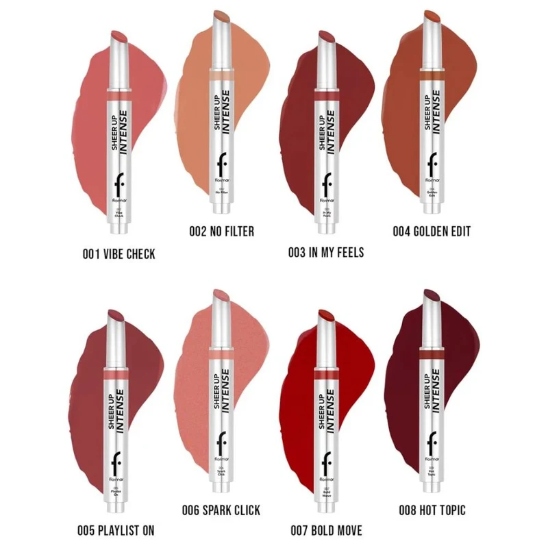 Flormar Sheer Up Intense Creamy Gel Lipstick 001 Vibe Check 3