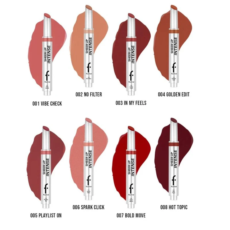 Flormar Sheer Up Intense Creamy Gel Lipstick 006 Spark Click 3
