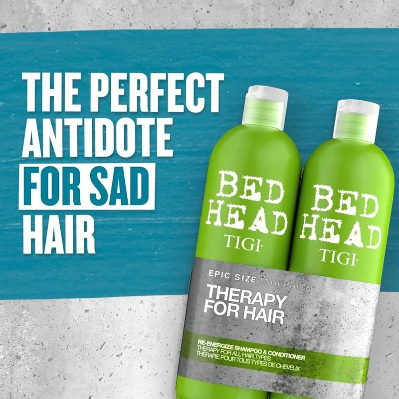 Tigi Bed Head Urban Antidotes Re-Energize Shampoo & Conditioner Tween Duo 2x750ml 3