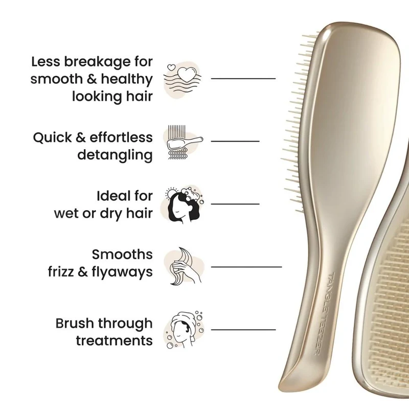 Tangle Teezer The Ultimate Detangler Chrome Neo Gold 3