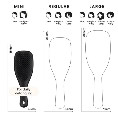 Tangle Teezer The Ultimate Detangler Mini Liquorice Black